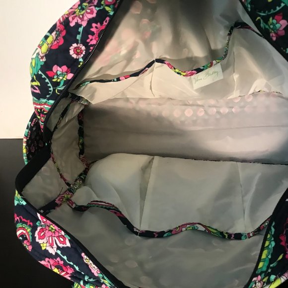 Make a Change Baby Bag - Blue/Pink Paisley Print - Picture 4 of 4